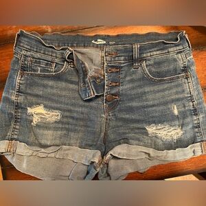 Old navy jean shorts mid rise